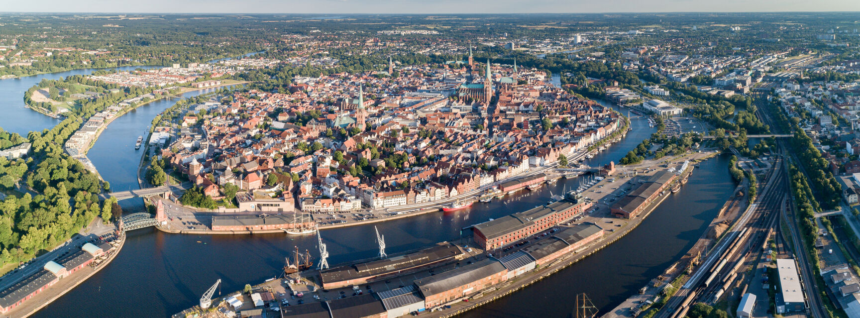 Altstadtinsel Lübeck © Oliver Schmidt, LTM