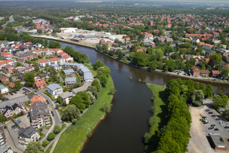 Luftbild Meppen  © Schöning, Stadt Meppen