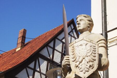 Statue of Roland by the Town Hall ©Hansestadt Gardelegen