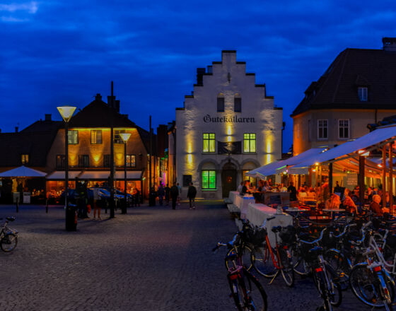 Visby by night © Region Gotland