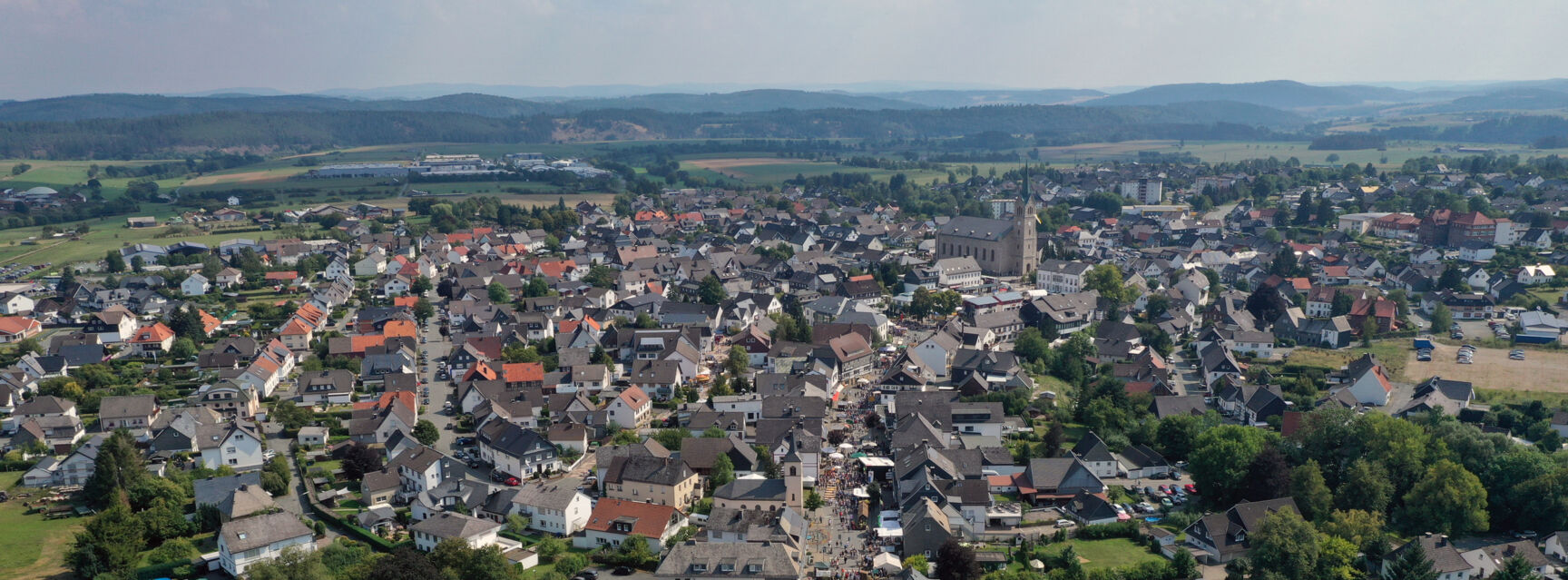 875 Jahre Medebach Luftbild © Touristik-Gesellschaft Medebach mbH