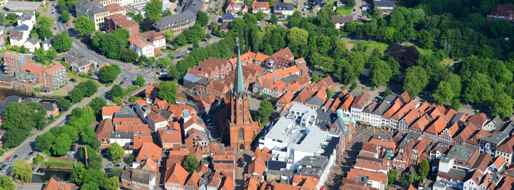 Luftbild Buxtehude Altstadt