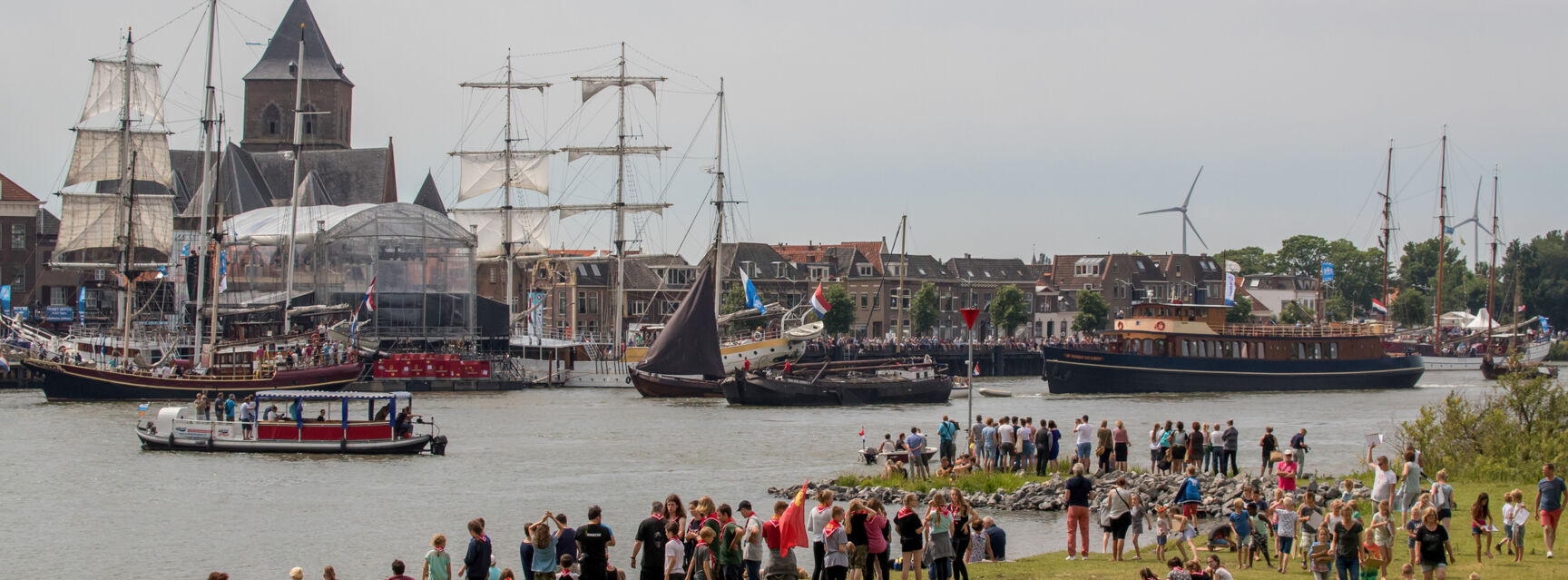 Hansetag Kampen Schiffsparade