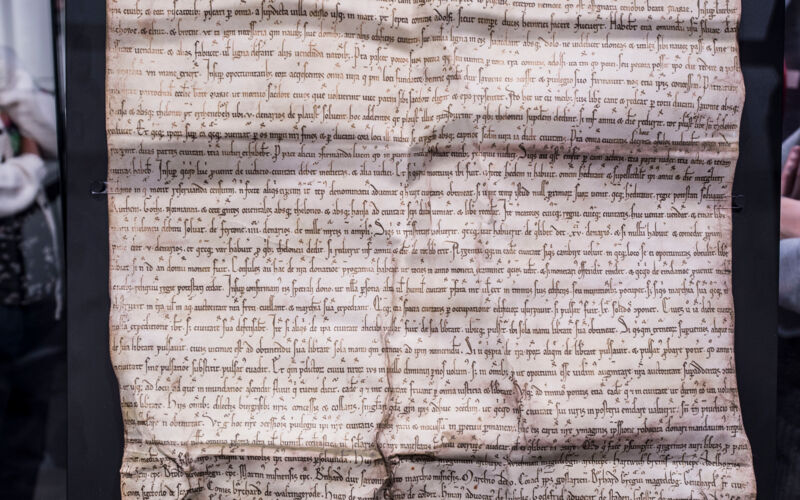 Reichfreiheitsprivileg L&uuml;beck 1226 (Faksimile)