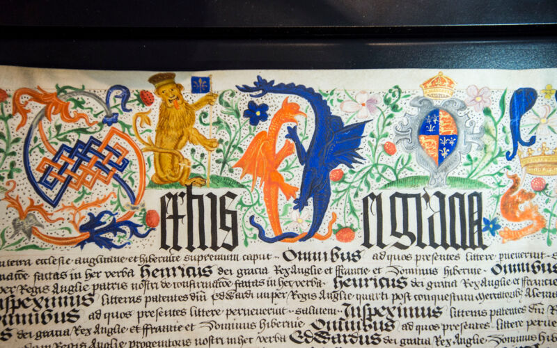 Privileg des Königs Eduard IV. 1547 ©EHM Olaf Malzahn Privileg des Königs Eduard IV. 1547 ©EHM Olaf Malzahn