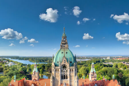 Neues Rathaus Luftbild - Lars Gerhardts