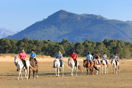 HORSEBACK RIDES ON THE BEACH © Ayuntamiento de Laredo HORSEBACK RIDES ON THE BEACH © Ayuntamiento de Laredo
