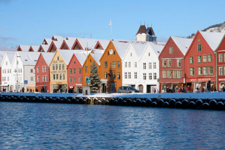 Bryggen in winter ©VBP Media, VisitBergen.com