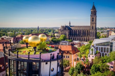 Magdeburg Cathedral and Green Citadel