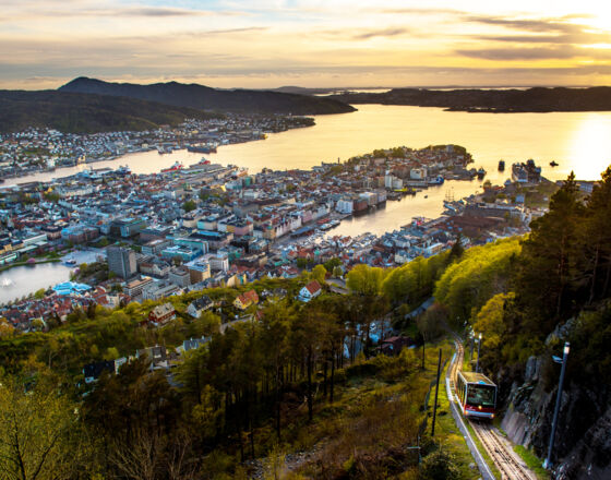 Mount Fløyen ©VisitBergen.com