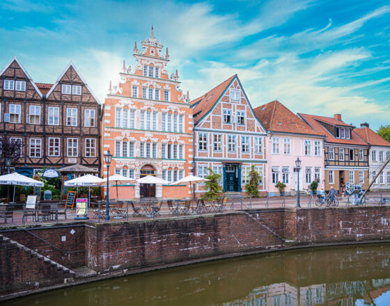 Stade_bürgermeisterhinzehaus_am Hansehafen © STADE Marketing und Tourismus_Twins Stade_bürgermeisterhinzehaus_am Hansehafen © STADE Marketing und Tourismus_Twins