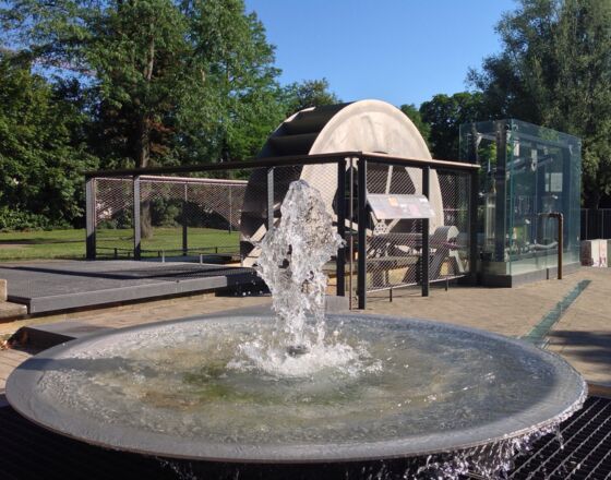 Funktionsmodell der Wasserkunst © Tourist Information Paderborn