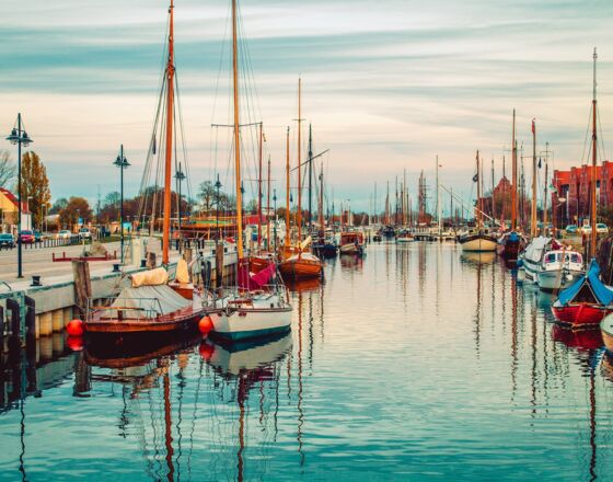 Harbour in the evening light ©Wally Pruss