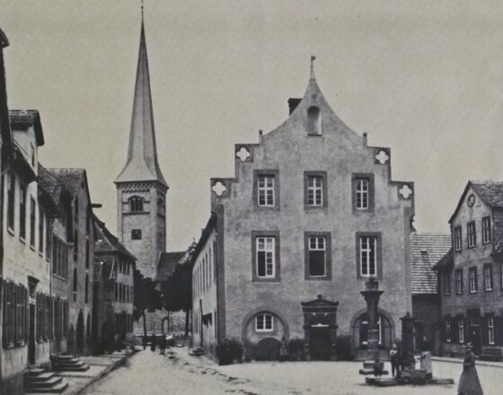 Market Square around the year 1900 ©Stadtarchiv Brakel