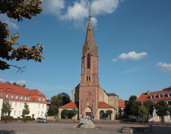 Marktplatz mit St. Marienkirche © Samtgemeinde Artland
