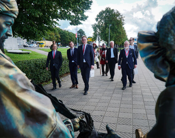 Besuch der Outdoor-Ausstellung