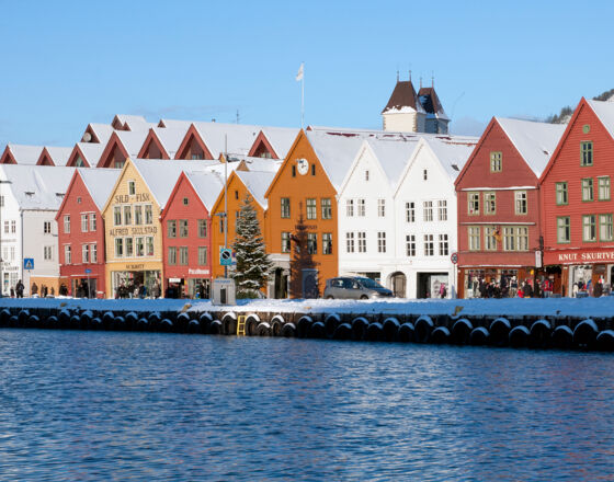 Bryggen im Winter ©VBP Media, VisitBergen.com