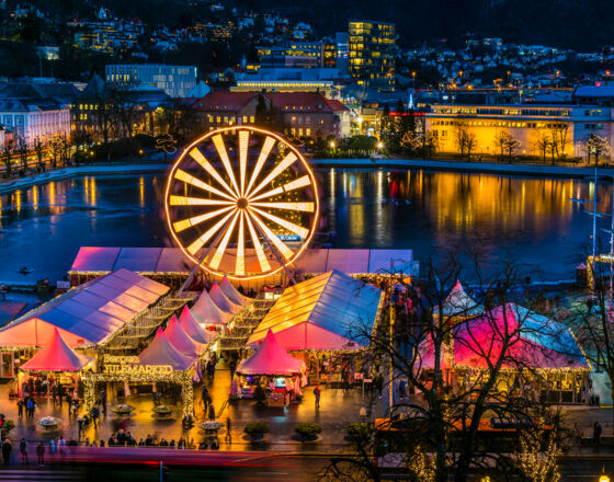Bergen Weihnachtsmarkt ©Robin Strand, VisitBergen.com