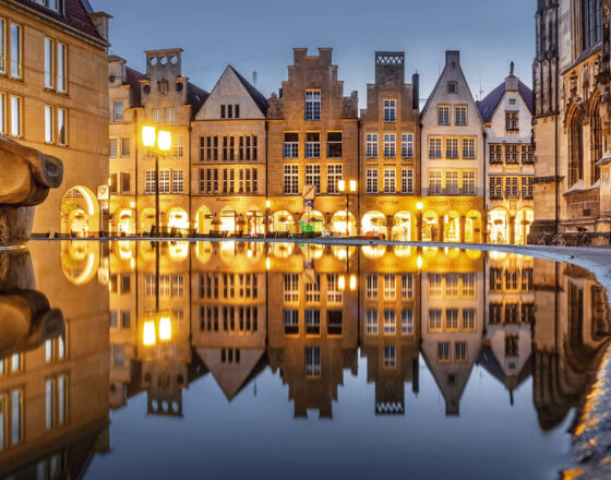 Lambertikirchplatz Münster Lambertibrunnen © Thomas Branse