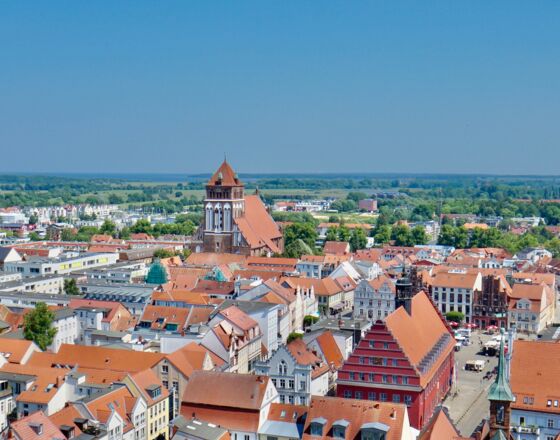 Aerial view of Greifswald ©Krueger