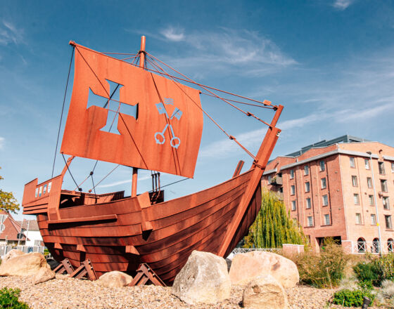 Hansekogge ©Madeline Jost, Hansestadt Buxtehude Hansekogge ©Madeline Jost, Hansestadt Buxtehude