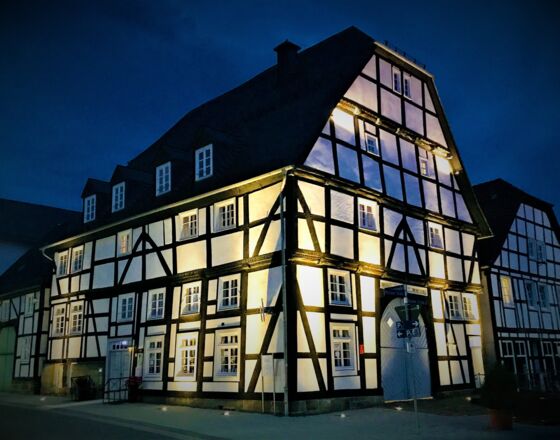 Haus Buuck blaue Stunde © Forum für Stadtentwicklung