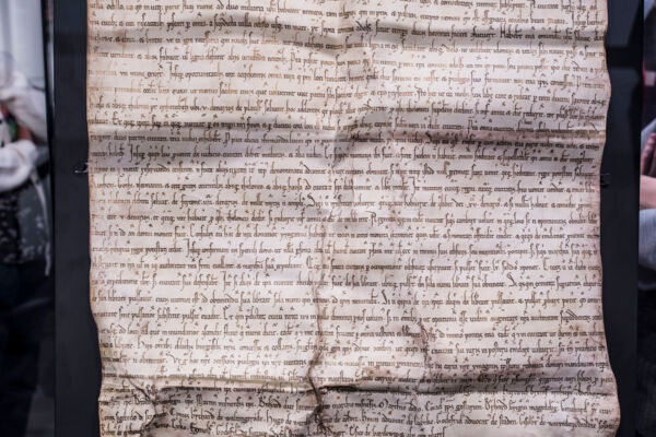 Reichfreiheitsprivileg L&uuml;beck 1226 (Faksimile)