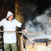 Salt boiling at the German Salt Museum &copy;Deutsches Salzmuseum